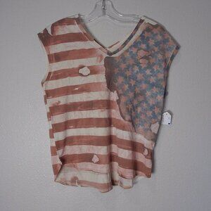 Chaser America Crop Top, NWOT